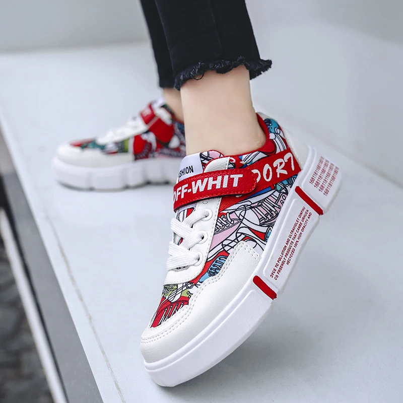 Детские кроссовки для девочек и мальчиков модная спортивная обувь начинающих