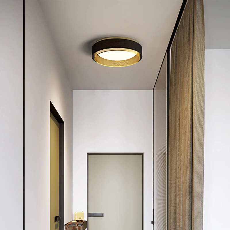 

Nordic modern light luxury living room ceiling lamp personality creative bedroom dining room round LED ceiling lamp