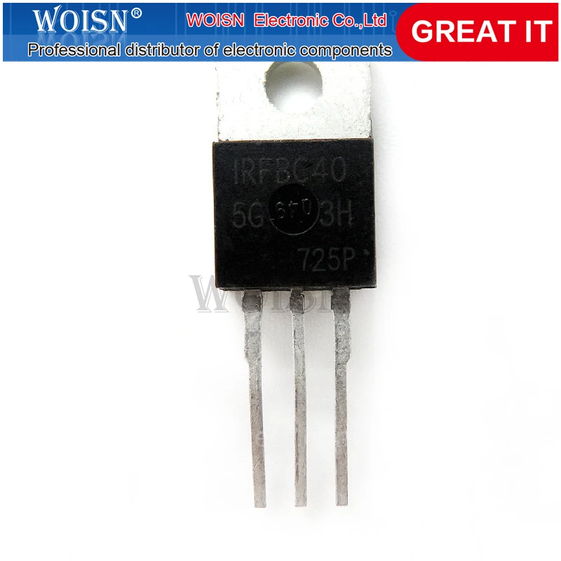 

10 шт. IRFBC40 BC40 N-channel полевых транзисторов-220 новый оригинальный в наличии
