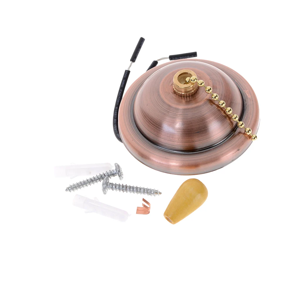 Universal Ceiling Pendant Fan Wall Light Pull Chain Switch Socket Lamp Holder 3A AC125-250V 6 Colors Wholesale Price | Строительство и