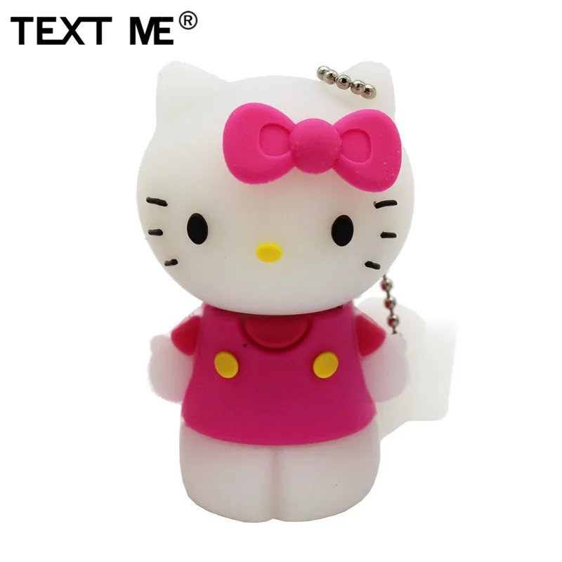 Usb флеш накопитель текстовый ME 6 coarl hello Kitty usb 2 0 4 ГБ 8 16 32 64 флешка подарок|USB