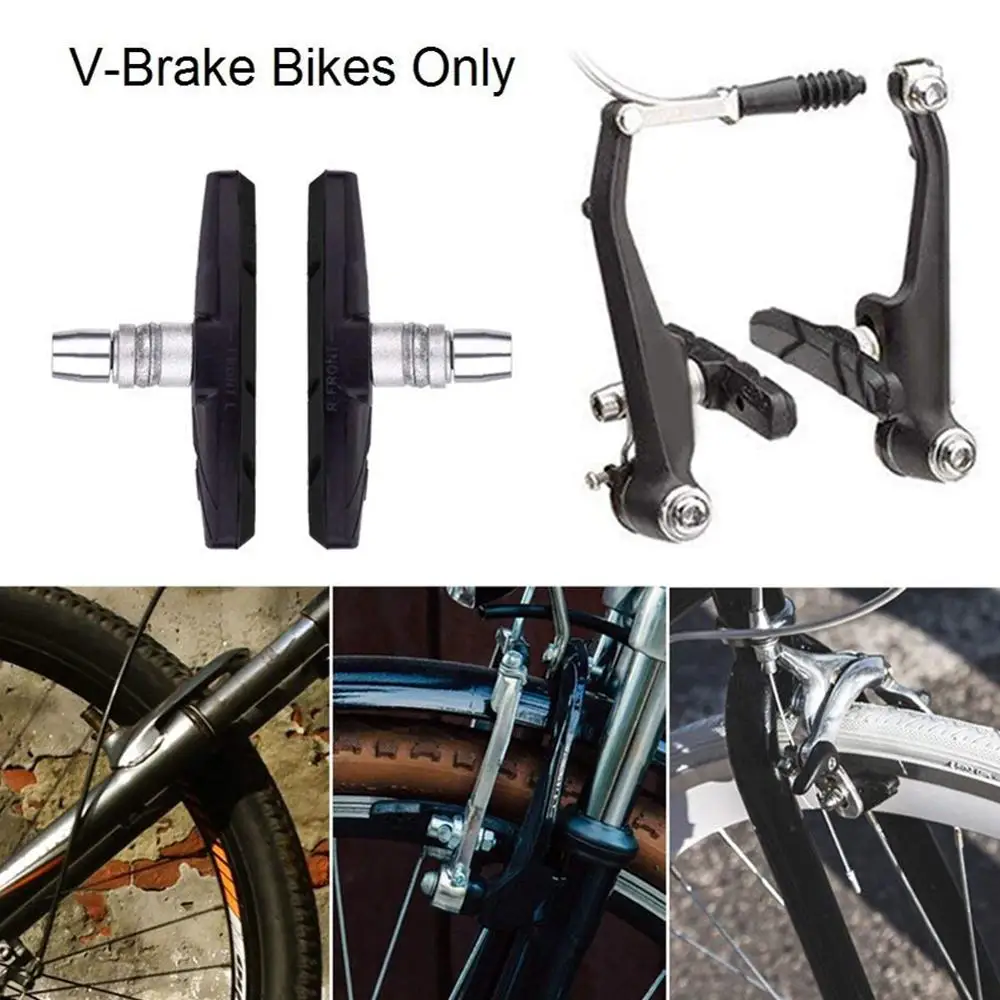 Велосипедные тормозные колодки с V образным тормозом бесшумные велосипедные