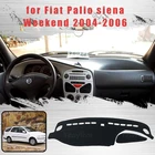 Коврик для защиты приборной панели от светильник, Накладка для приборной панели, настольное покрытие, коврики для Fiat Palio Siena, выходные 2004-2006