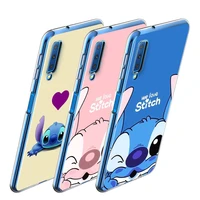 lilo stitch for samsung a8 a9 star a7 a9 a6 plus 2018 a3 a5 2017 2016 a750 a6s a8s transparent phone case