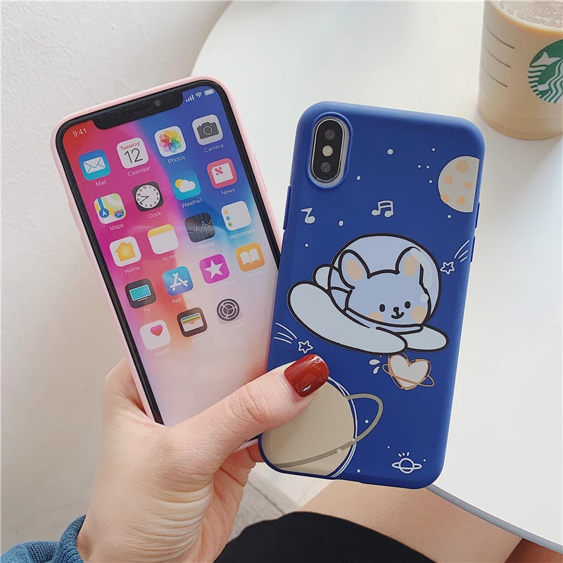 Чехол с рисунком милого кролика Луны для Huawei P30 P20 Mate 20 Pro nova 4 5 PRO мягкий чехол Honor 8 9X