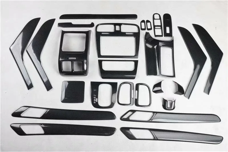 1 лот автомобильные наклейки ABS черное углеродное волокно внутри декоративный
