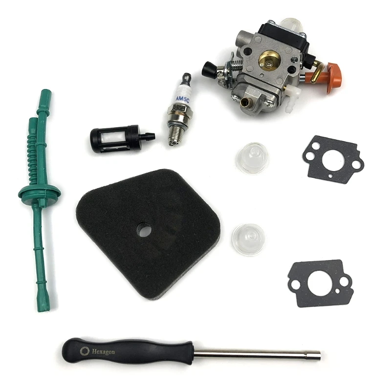 

Carburetor Air Fuel Filter Spark Plug for FS87 FS87R FS90 FS90K FS90R FS100 FS110 Trimmer Accessories Parts