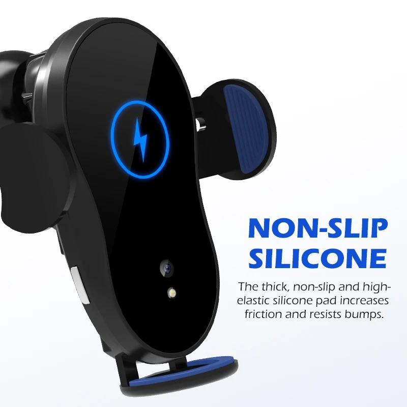 

Universal Car for iPhone12 Pro Qi 15W Wireles Fast Charger Cup Phone Clamping Holder Mount Automatic Infrared Smart Sensor Stand