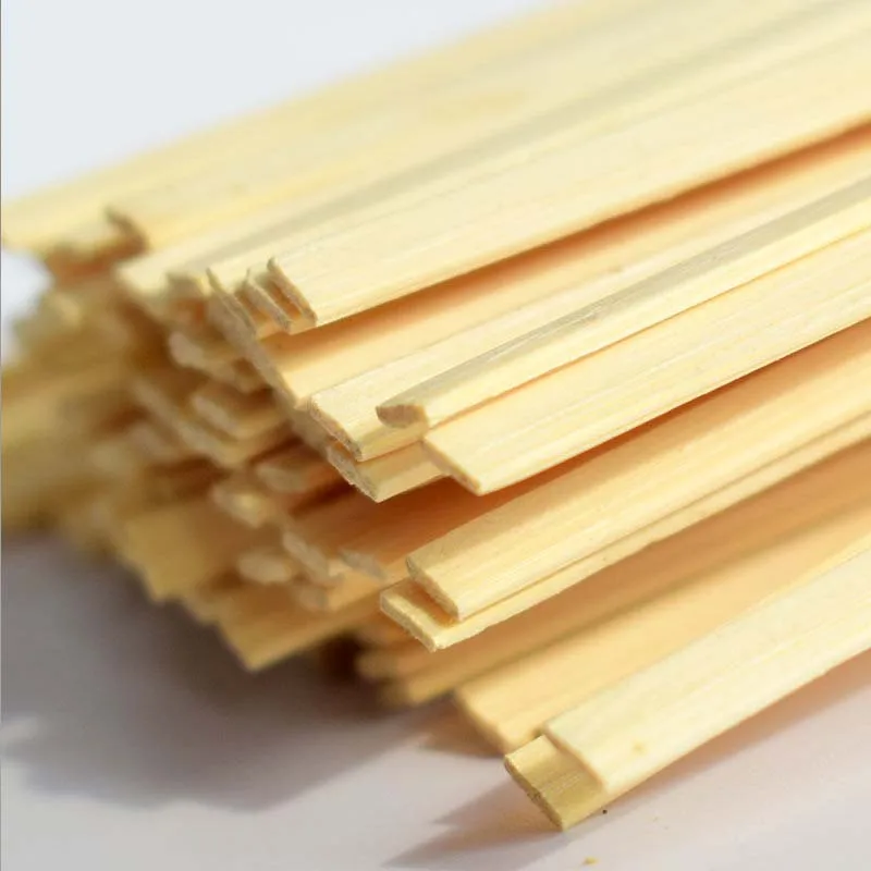 10 метров круглые/плоские полированные бамбуковые полоски шелковая