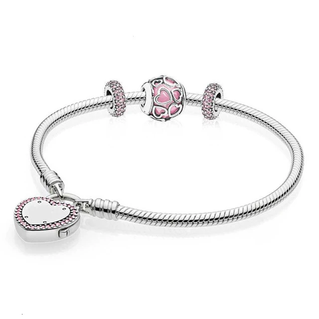 100% Стерлинговое Серебро 925 пробы набор для влюбленных ювелирных изделий Набор