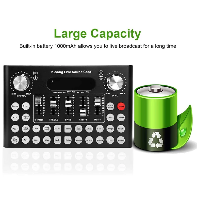 F9 аудио USB внешняя звуковая карта гарнитура микрофон веб трансляция личные