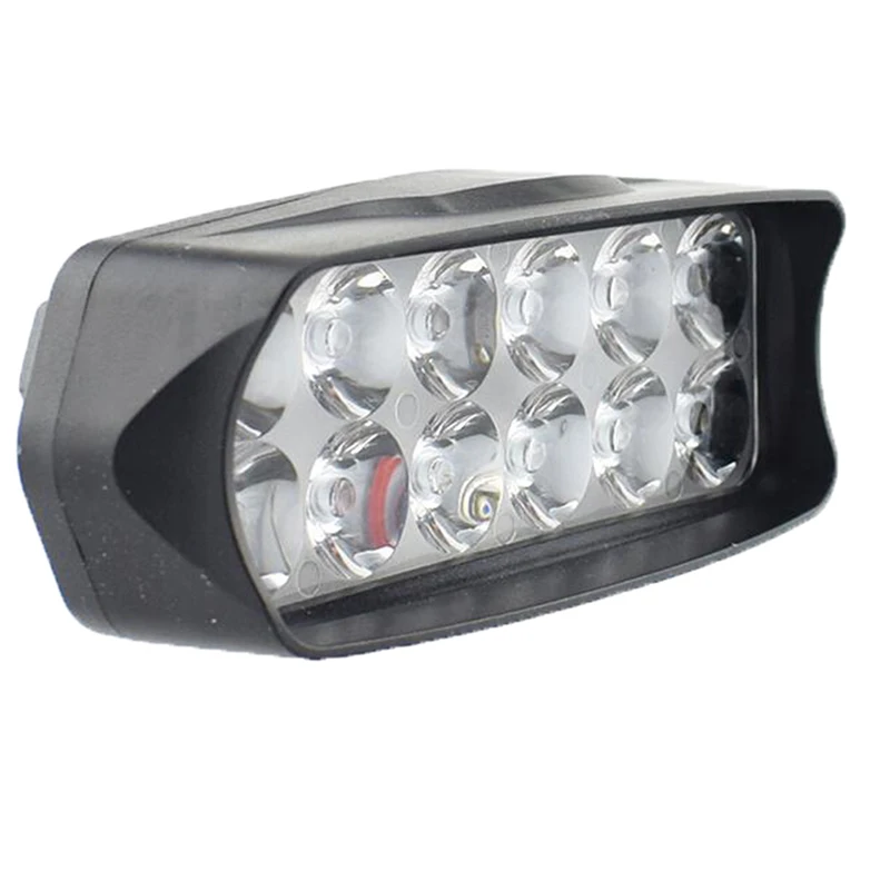 

1 шт., суперъяркая передсветильник фасветильник для мотоцикла и автомобиля, 12 светодиодов