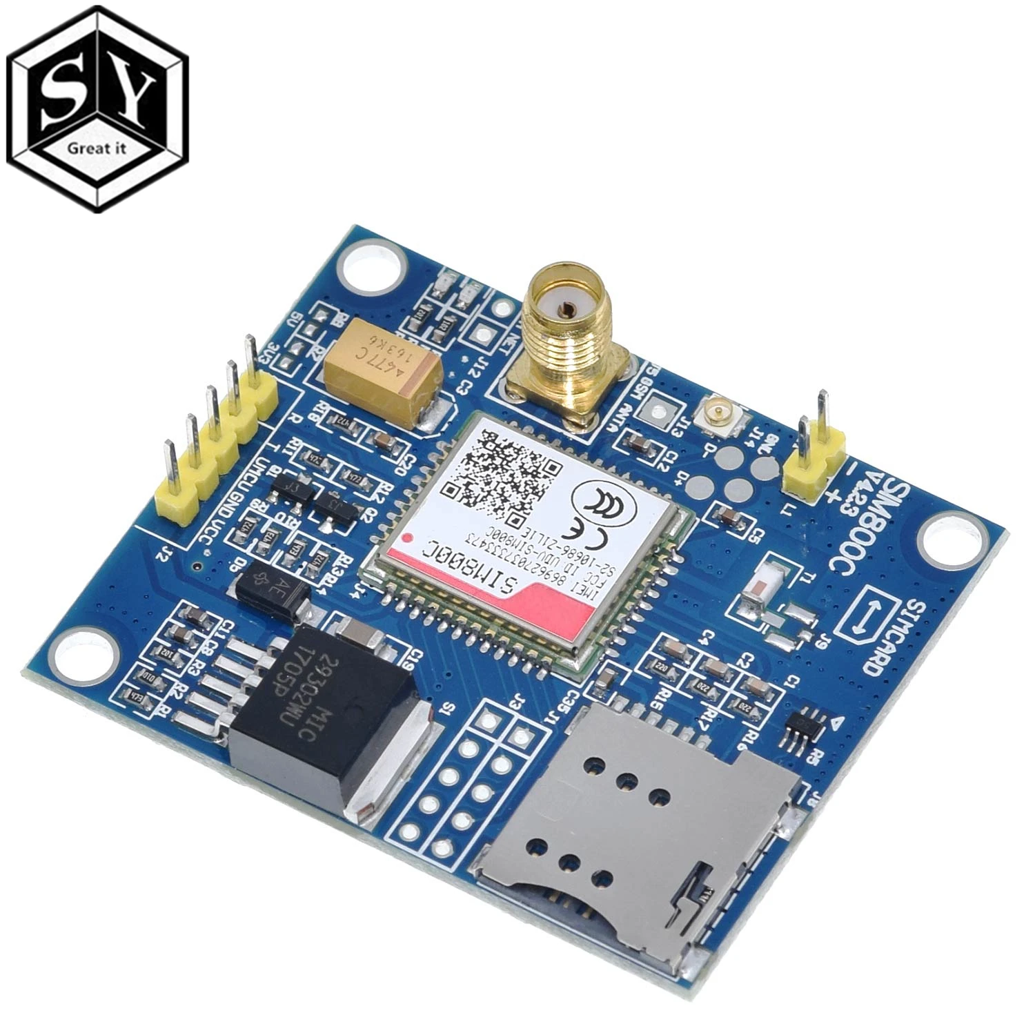 Макетная плата SIM800C GSM GPRS модуль Поддержка сообщений Bluetooth аудио интерфейс