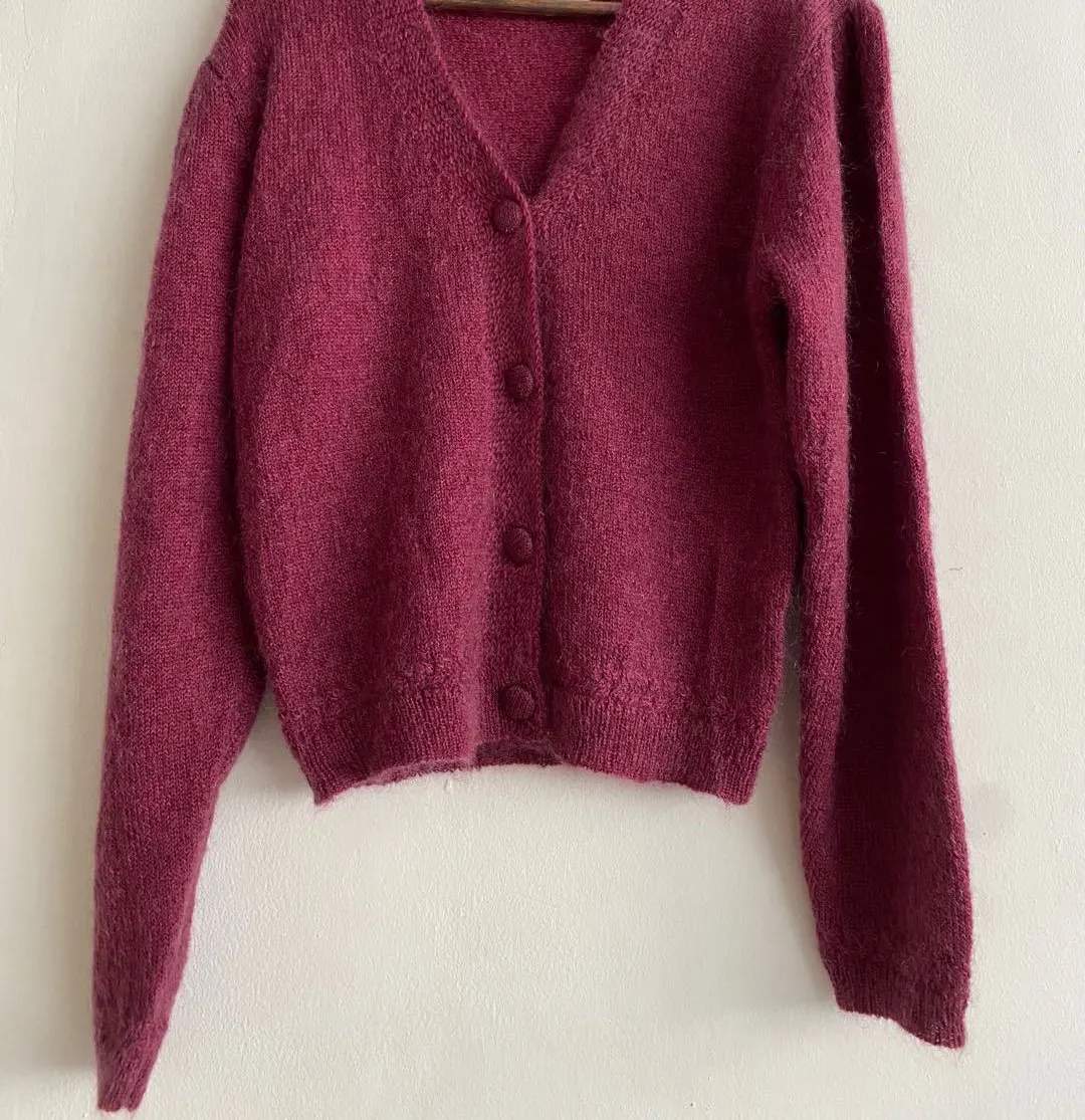 

Women Sweater 2021 Autumn and Winter New Soft Comfortable and Loose-fitting Front Button Long-sleeved Mohair Cardigan