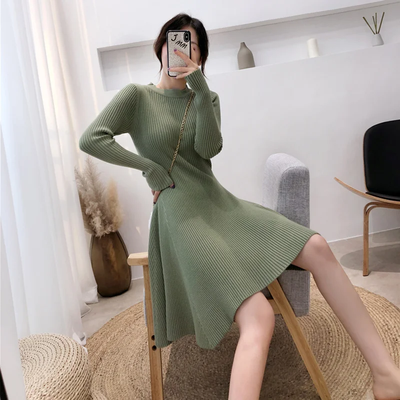 Осенне-зимняя одежда в ленивом стиле маленького размера свитер мори женский