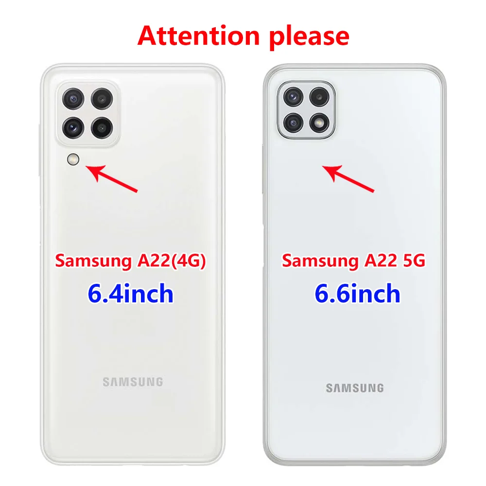 For Samsung A22 Cases Phone Back Cover For Samsung Galaxy A22 5G 4G GalaxyA22S Bumper Soft Silicon Funda Etui black tpu case