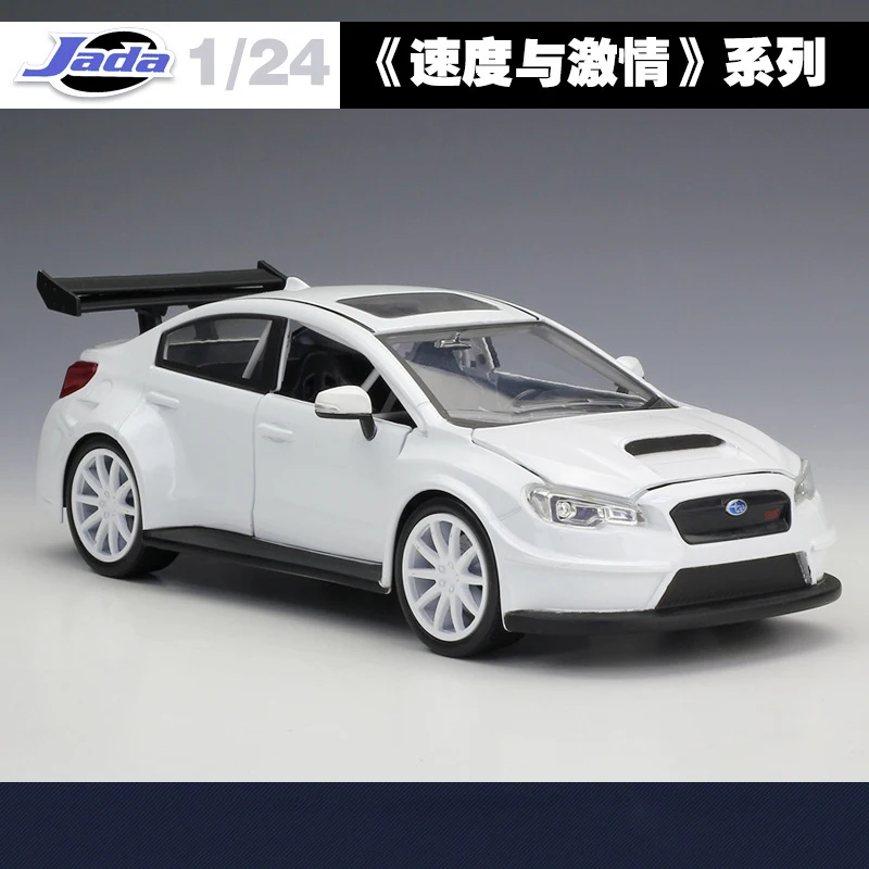 SUBARU WRX STI 1:24 Jada High Simulator, классический металлический форсаж, литые под давлением игрушечные модельные машинки, игрушки для детей, коллекция подарков на день рождения - Цвет: SUBARU WRX STI