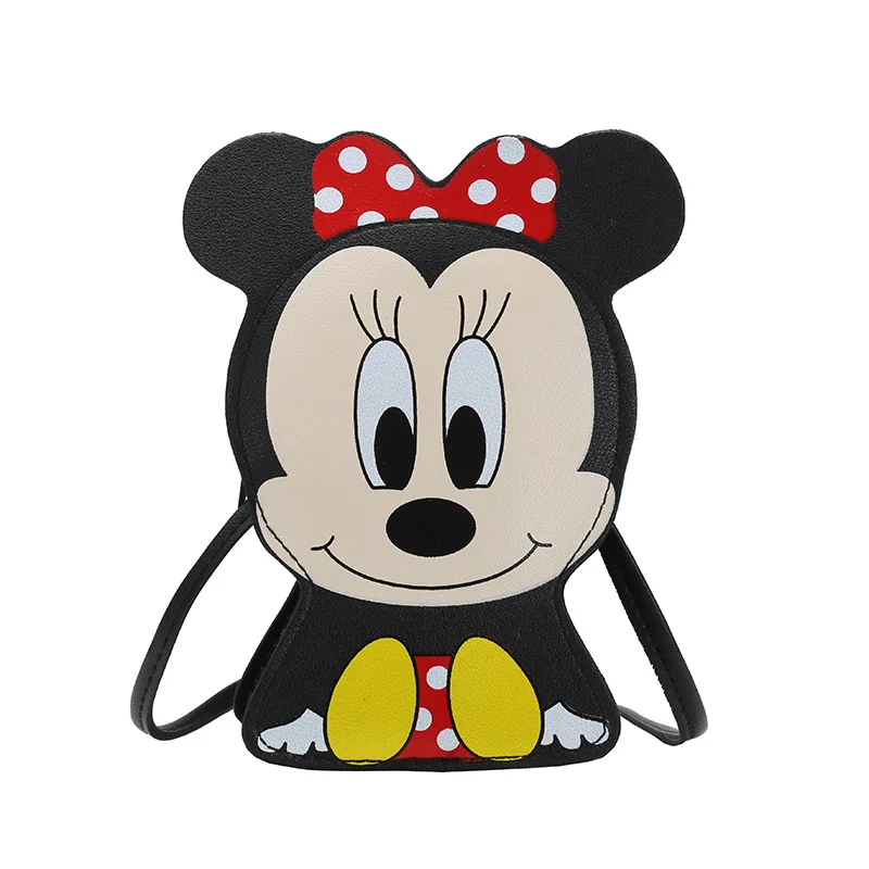 Детская сумка мессенджер с Микки Маусом модная маленькая сумочка на плечо для