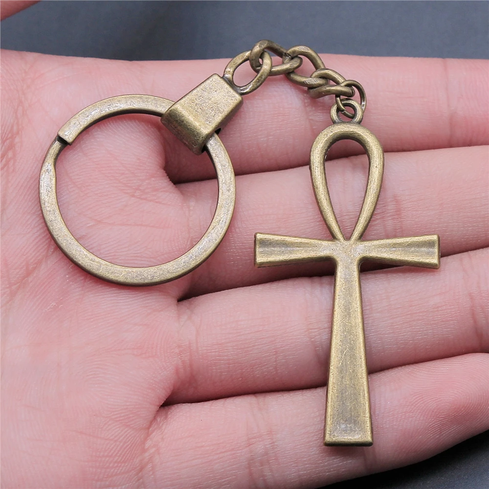 Анк крест брелок подарки для мужчин 2019 модные ювелирные изделия челнока |