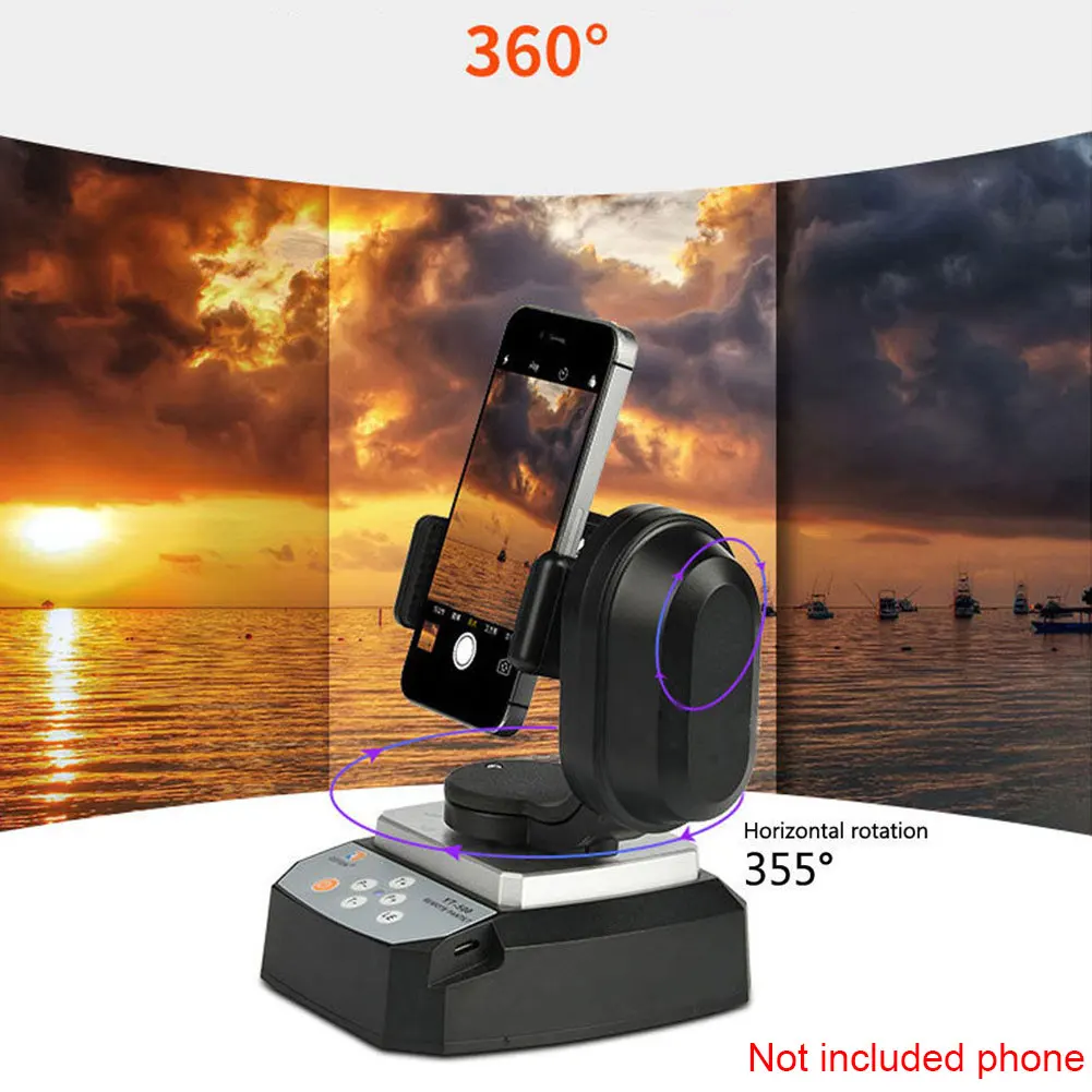 

Remote Control Pan Tilt Video Tripod Head Live Streaming Photography Selfie Smartphone Rotatable Motorized For Gopro Hero Camera
