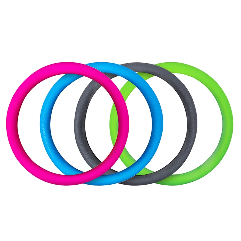 Автомобильный Стайлинг автомобильный силиконовый чехол на руль кожаная