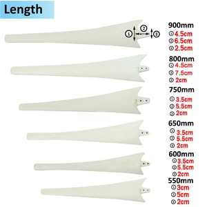 Ветрогенератор 550600650750800900 мм, черныйбелый, ветрогенераторы, ветрогенераторы, лопасти, высокопрочные, нейлоновые волокна, ветровая мельница, аксессуары