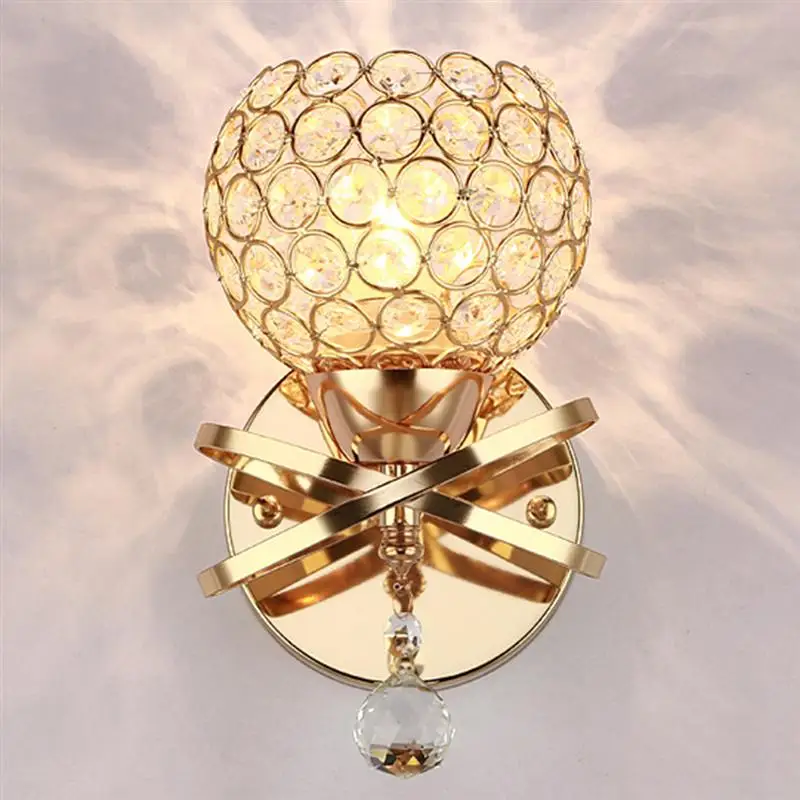 Простая теплая прикроватная настенная лампа для спальни изогнутая трубка