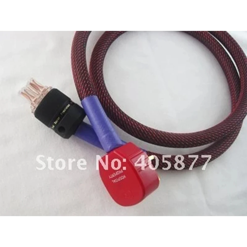 

Audiocrast Hi-End 1.5M AC Silver Mains Power Cable UK power cord cable