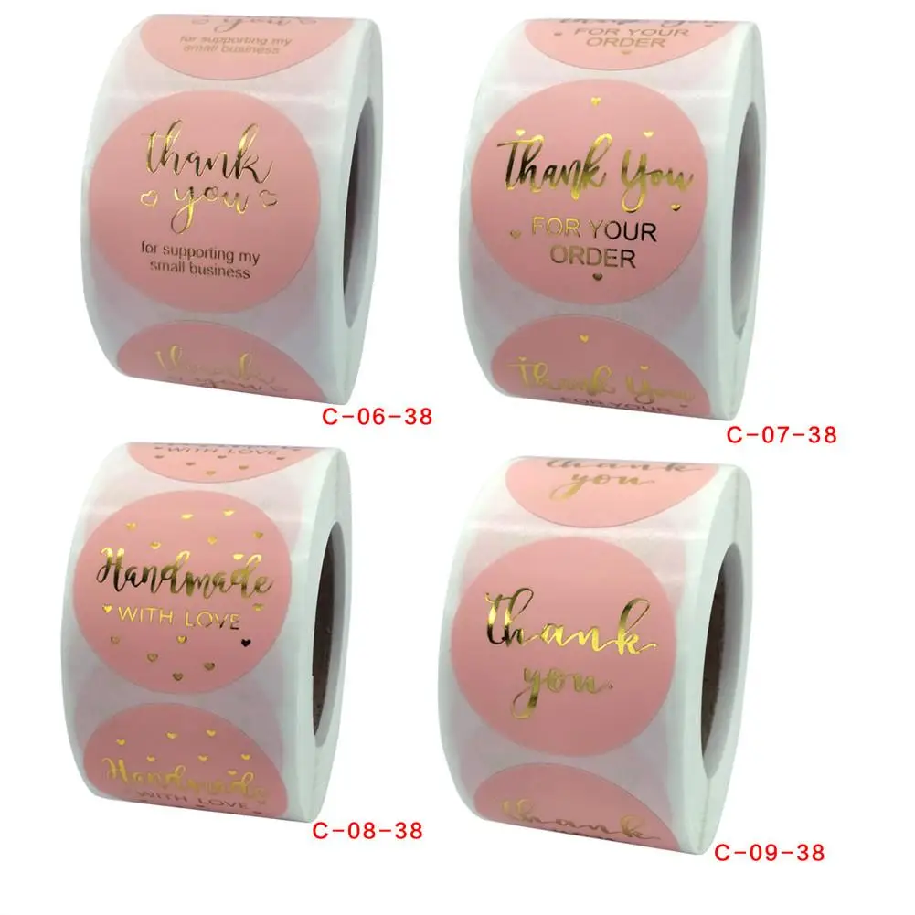 

Thank You Stickers For Business Supplies Bags Envelope Holiday Gift Decoration