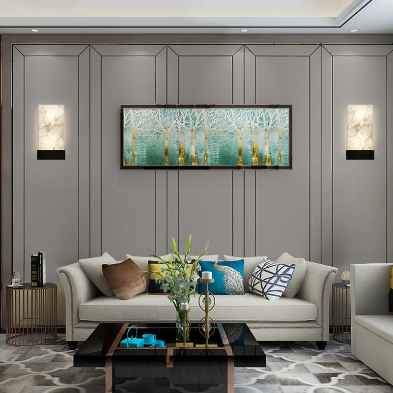 

nordice living room decoration crystal luminaria crystal wall lamp wood crystal bedroom aisle corridor wall lamp