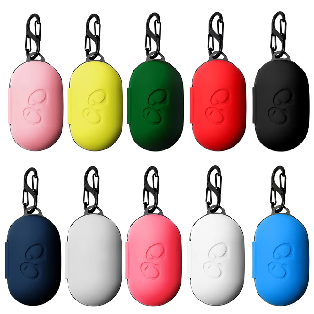 Защитный чехол для samsung Galaxy Buds, флип-открытый силиконовый чехол, водонепроницаемый противоударный чехол s с карабином