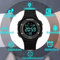 electronic sport watch waterproof digital watches men women kid fashion led light stopwatch wristwatch alarm clock reloj hombre