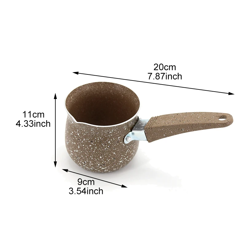 Антипригарный таяльник кастрюля для молока кофе соуса подогреватель масла