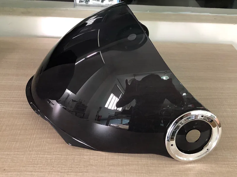 Model 2 Dark BEON B-110B с открытым лицом шлем козырек линзы анти-УФ мотоциклетный шлем для зеркальные защитные очки B110B защитное стекло забрало шлема - Цвет: Model 2 Dark