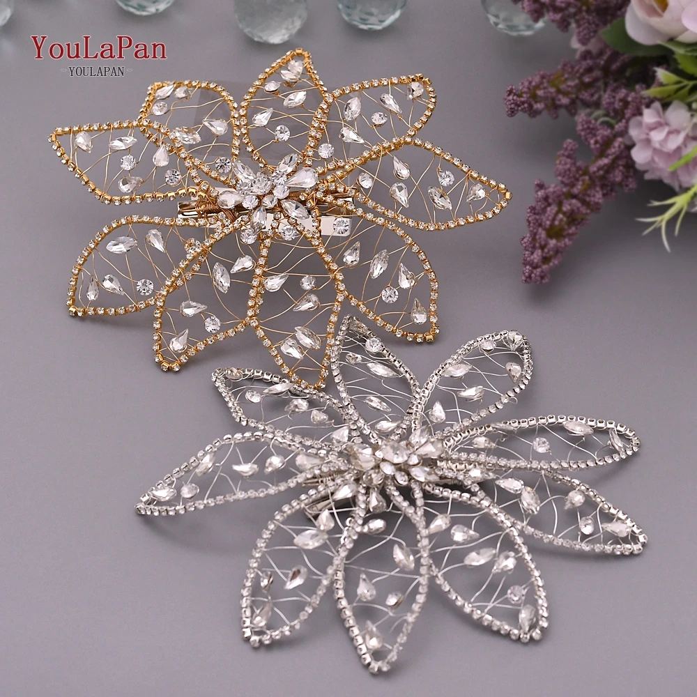 

YouLaPan hpст248 разы свадебные головные уборы цветок Свадебные украшения для волос головной убор для женщин тиара винтажные аксессуары для воло...