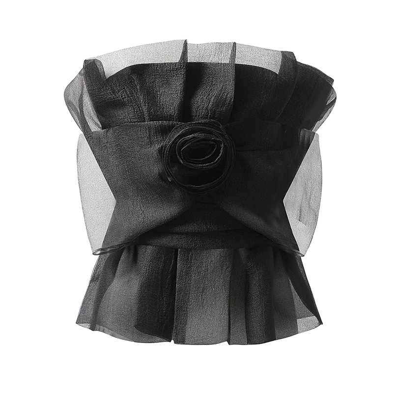 

Минималистичный однотонный жилет для женщин с воротником-лодочкой без рукавов с открытыми плечами пэчворк сексуальный жилет с рюшами Женская одежда