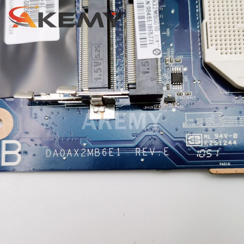 akemy 623915 001 mainboard for hp compaq cq42 cq56 laptop motherboard da0ax2mb6e1 socket s1 ddr3 free global shipping
