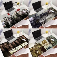 maiyaca the walking dead mouse pad gamer play mats anti slip rubber gaming mouse mat xl xxl 800x300mm for lol world of warcraft