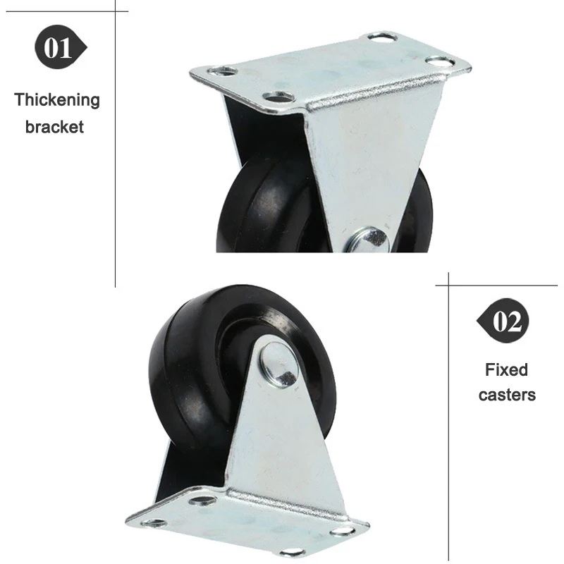 Горячие колесики резиновые вращающиеся колеса фиксированные сверхпрочные для