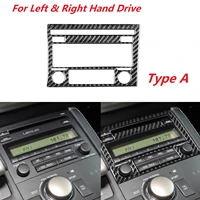 carbon fiber central console cd panel cover car interior sticker decor accessories for lexus ct200h f sport lhd rhd