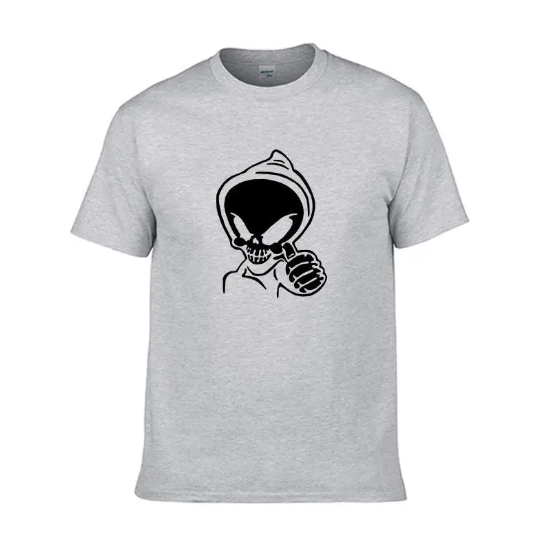 

2021 Gothic fashion short-sleeved cartoon T-shirt woman tshirts graphic tee goth skull t shirt