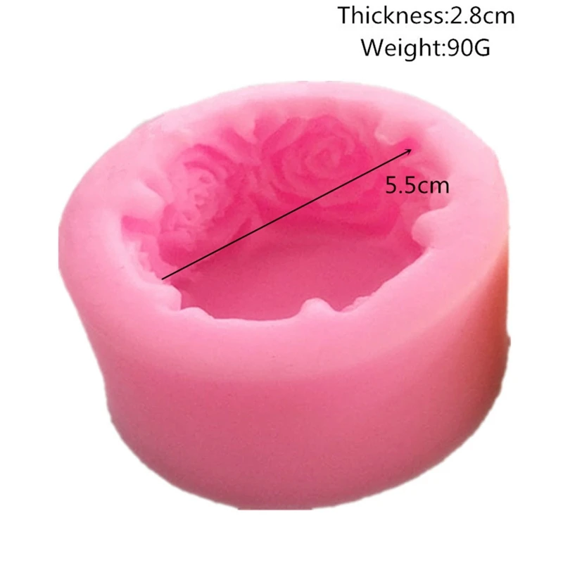 

Rose Flower Shape Silicone Soap Mold DIY Handmade Soap Mold Soap Making Candle Mold Craft Decoration