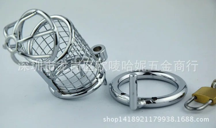 Мужской стальной черный пояс верности металлический для пениса искусственное