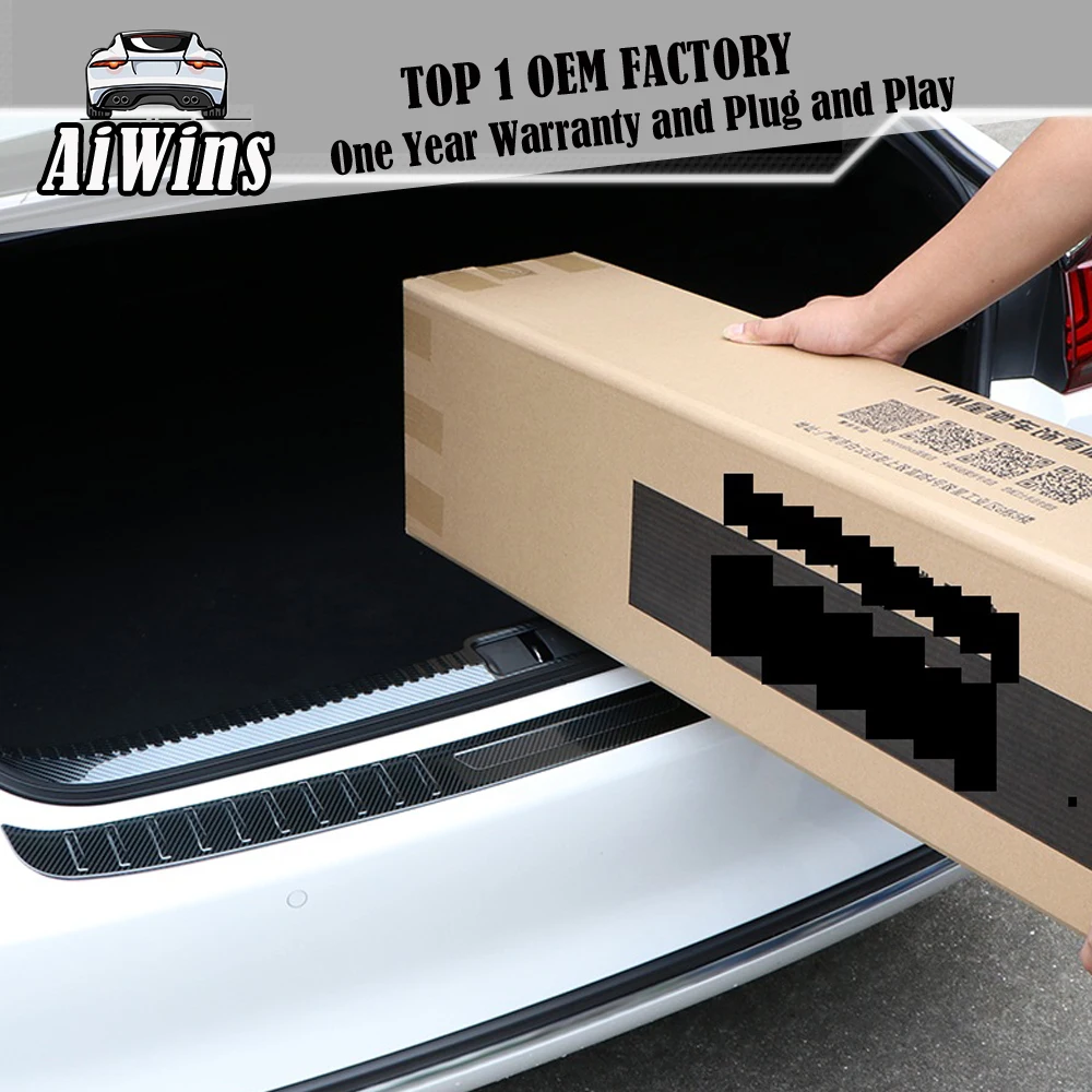 

Aiwins Stainless Steel Rear Trunk Pad Fender Car Accessories 2018 For Lexus ES200 ES300 ES260 Accessories Rear Bumper Foot Plate