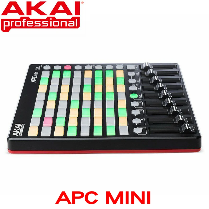 Akai Профессиональный APC Mini Compact Ableton live контроллер и Live загрузка в реальном времени