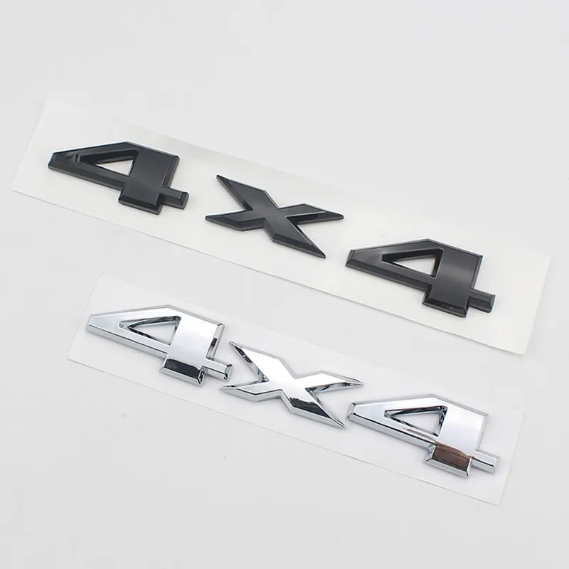 

2 Pcs 3D ABS 4X4 Four-Wheel Drive Car Sticker Emblem Badge for Jeep BMW Ford Nissan Audi VW Honda Car Lada Chevrolet New