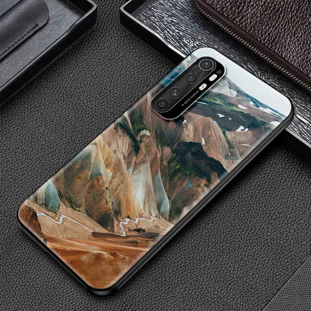 

Landscape Shockproof Silicone TPU Case for Xiaomi Mi 10S Poco X3 NFC 10 10T Note 10 Pro 9T CC9 CC9E Phone Coque