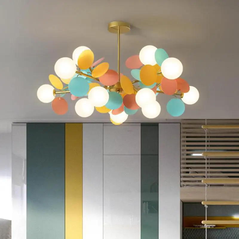 Современный потолочный светильник для гостиной скандинавские светодиодные