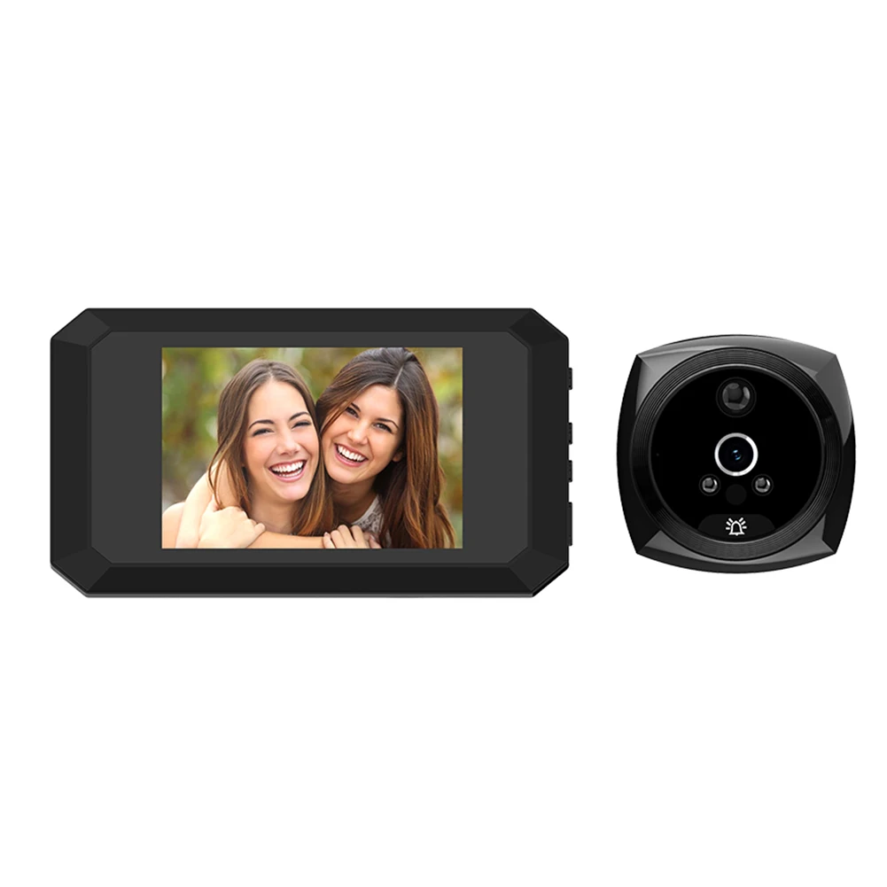 

Peephole Door Camera 4.1 Inch Color Screen With Electronic Doorbell Motion Detection Video Door Viewer Video-eye for Apartment