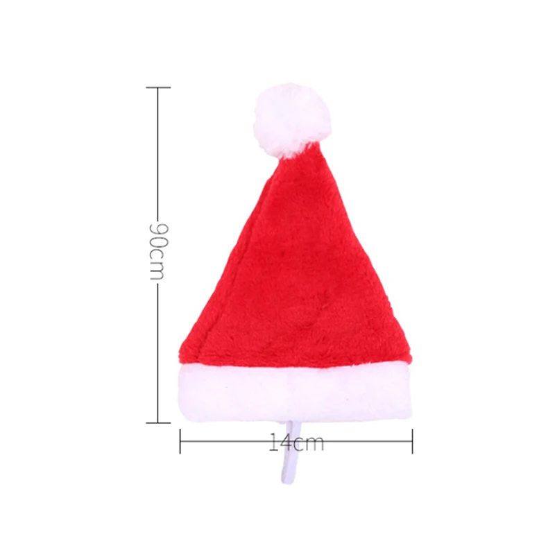 

1PC Pet Cat Dog Red Christmas Hat Santa Claus Warm Winter Hat Cap Xmas Pets New Year Pet Care Hat